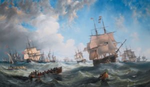 the_channel_fleet_in_heavy_weather_by_john_wilson_carmichael-3