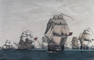 The Franco / Spanish capture of Commodore Moutray's convoy