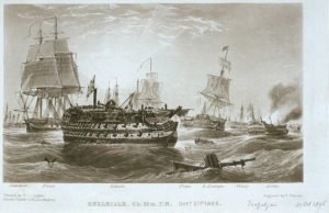 The Belleisle at the Battle of Trafalgar